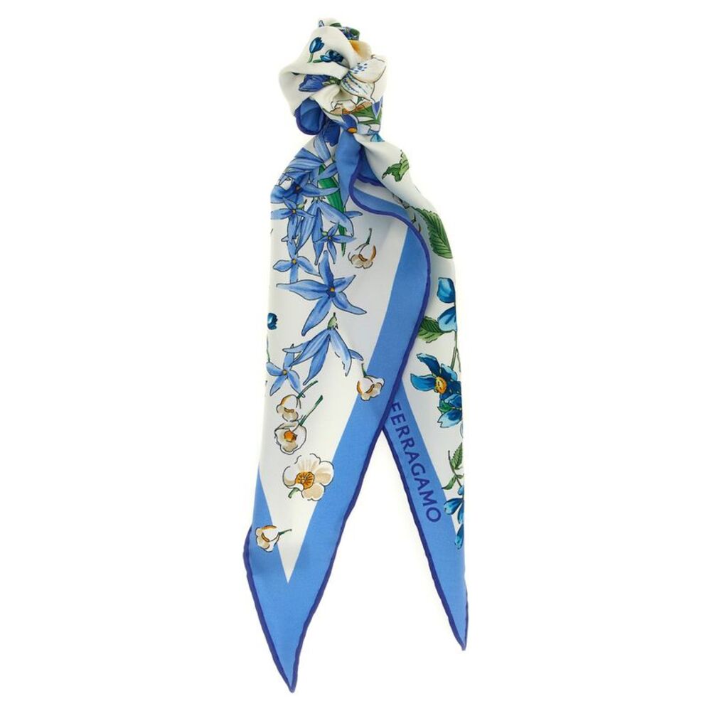 Ferragamo Women 'Primavera' Print Diamond Scarf